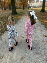 Load image into Gallery viewer, Candy Cane Classic – Kids’ Two-Piece Pajamas