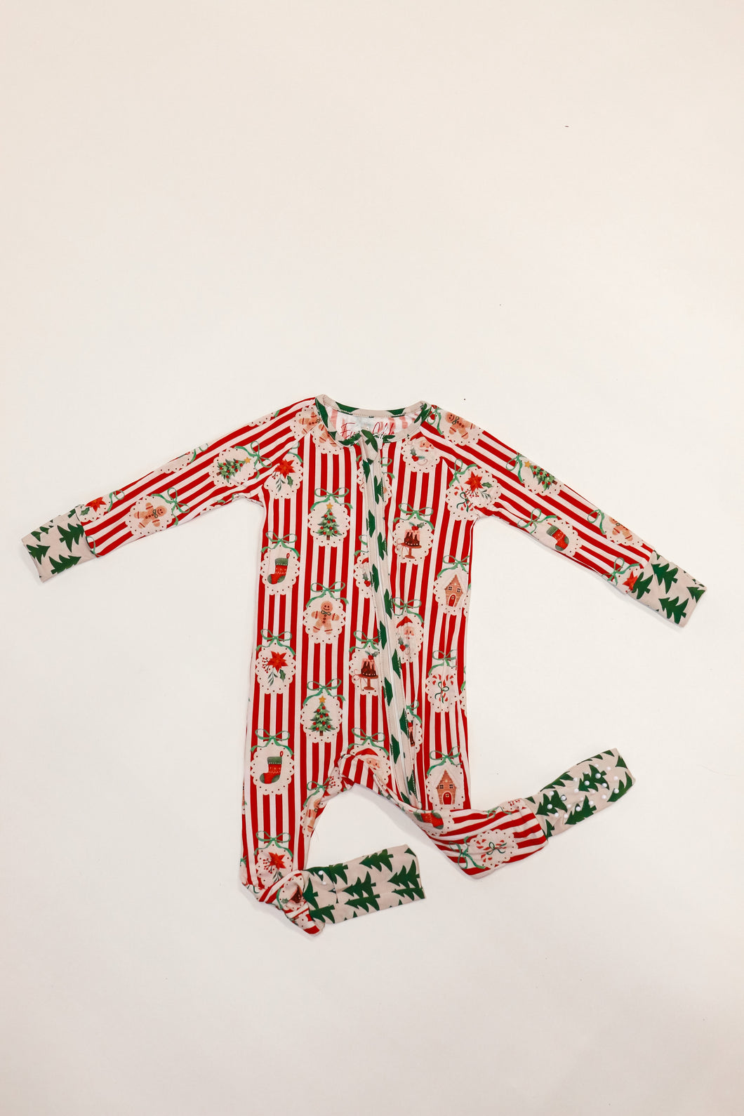 Candy Cane Classic – Baby Double-Zip Sleeper