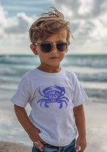 Load image into Gallery viewer, Livin That Beach Life Crab Toddler Tee
