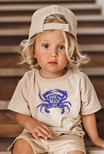 Load image into Gallery viewer, Livin That Beach Life Crab Toddler Tee
