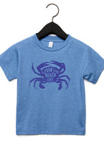 Load image into Gallery viewer, Livin That Beach Life Crab Toddler Tee
