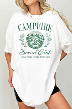 Load image into Gallery viewer, CAMPFIRE SOCIAL CLUB OVERSIZED GRAPHIC TEE
