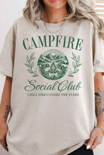 Load image into Gallery viewer, CAMPFIRE SOCIAL CLUB OVERSIZED GRAPHIC TEE
