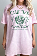 Load image into Gallery viewer, CAMPFIRE SOCIAL CLUB OVERSIZED GRAPHIC TEE
