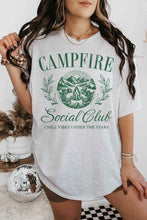 Load image into Gallery viewer, CAMPFIRE SOCIAL CLUB OVERSIZED GRAPHIC TEE
