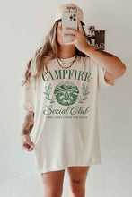 Load image into Gallery viewer, CAMPFIRE SOCIAL CLUB OVERSIZED GRAPHIC TEE
